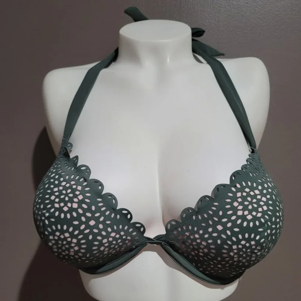 Shade & Shore Bikini Top Army Green - Picture 2 of 9